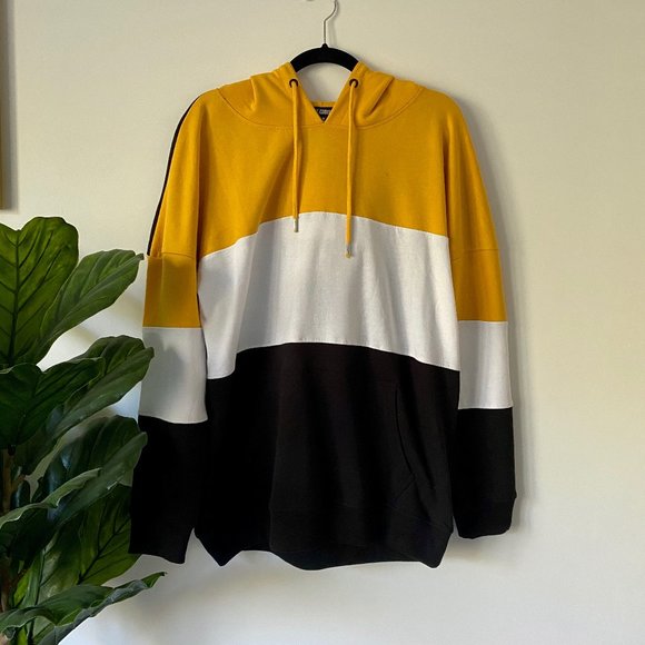 Missguided Sweaters - Missguided // colour block hoodie